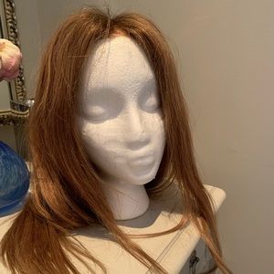 Blonde 100% human hair lace wig